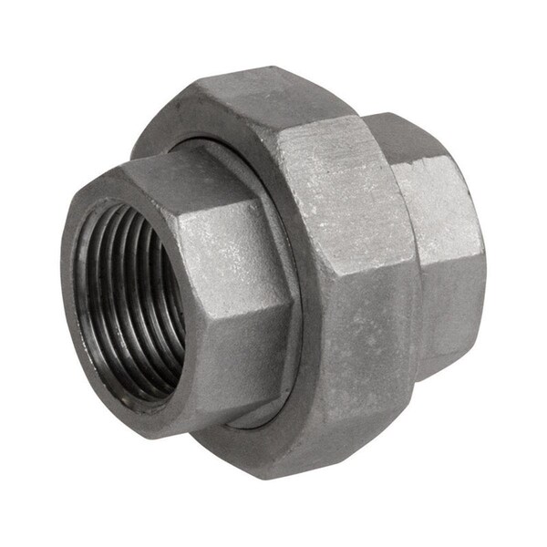 Smith-Cooper 1.5 in. FPT x 1.5 in. FPT Stainless Steel Union, Lead-Free, 300 PSI, Corrosion-Resistant 4868378 - main